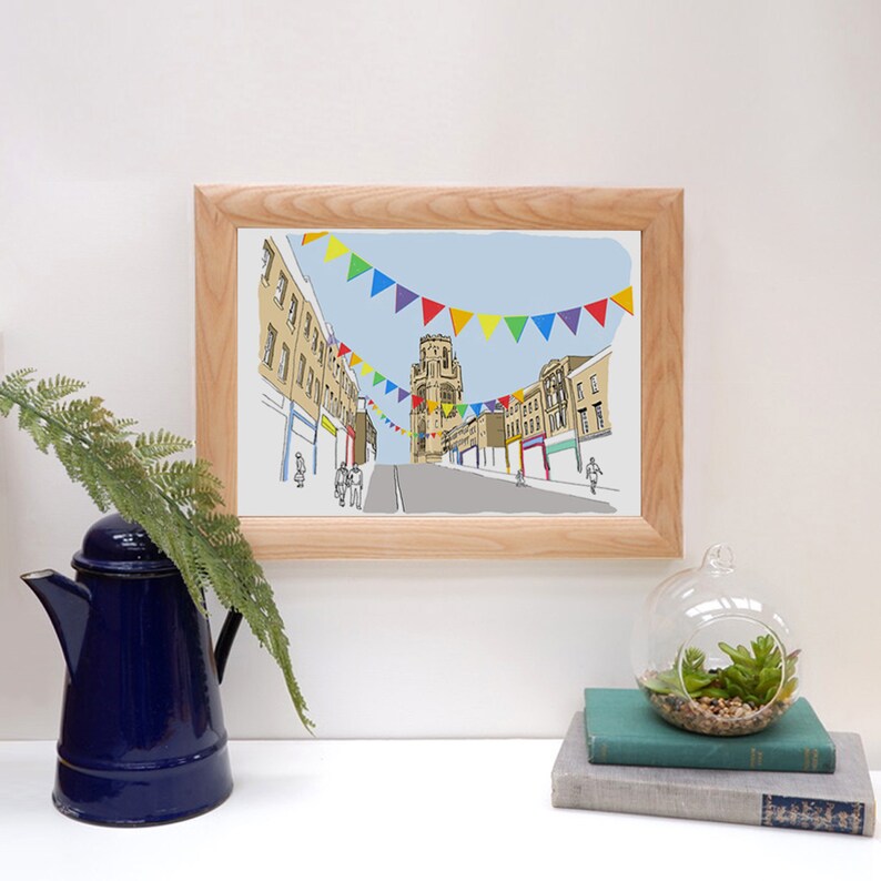 Bristol's Colourful Park Street Print Wall Art - Etsy