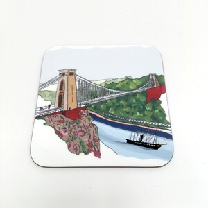 Clifton Suspension Bridge Coaster | ss great britain coaster | Bristol Suspension Bridge Coaster | Bristol Coaster | Bristol Art