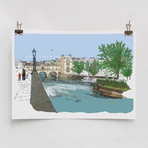 Digital Print of Pultney Bridge Bath