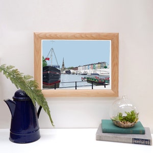 Bristol&#39;s The Thekla ship digital Print wall art