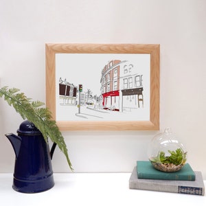 Bristol&#39;s Stokes Croft digital Print wall art
