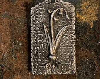 Pendente con stampa botanica P1048