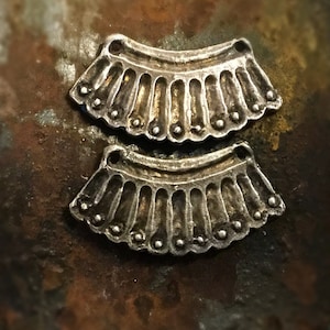 RBG Collar Charms, dissent earrings, pewter charms E2091