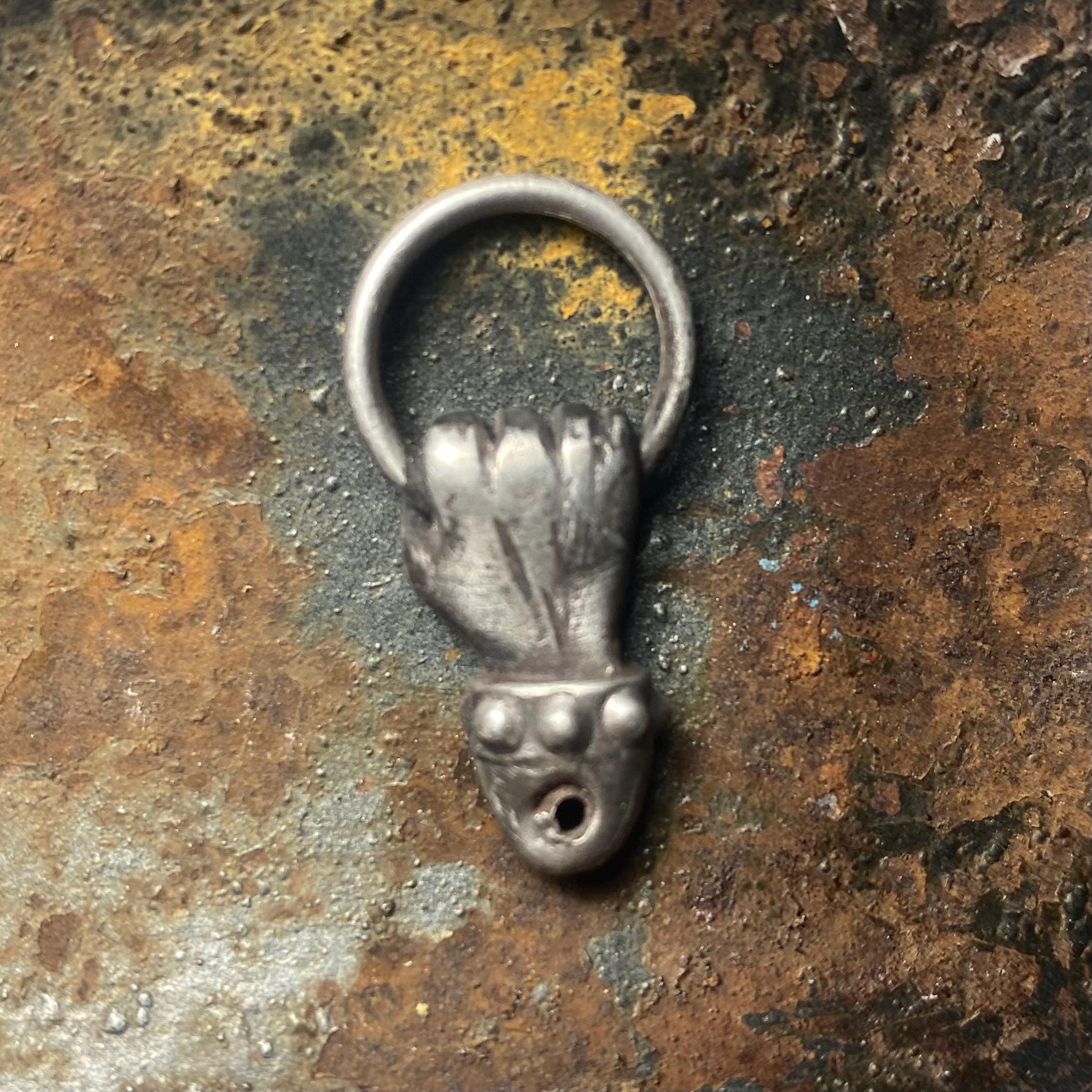 Handsel Handmade Pewter Good Luck Hand Charm Holder P1052 - Etsy