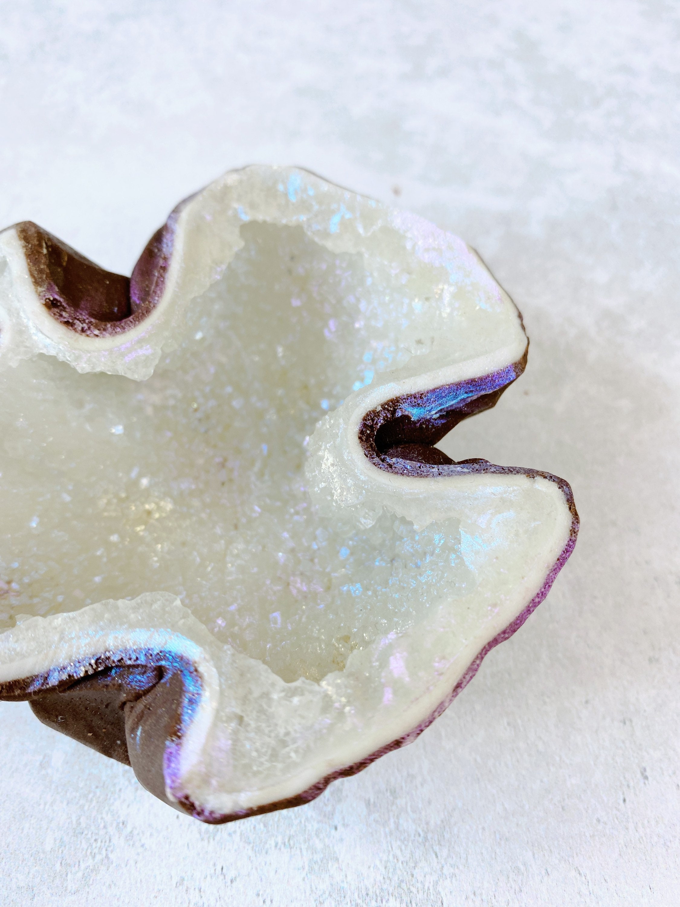 Edible Aura Quartz Crystal Candy Rocks Geodes Etsy UK