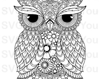 Download Owl silhouette | Etsy