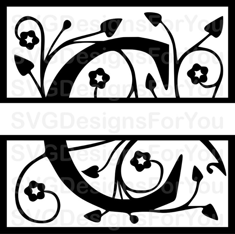 Download SPLIT LETTER SVG Monogram Font Svg Divided Letter Initial | Etsy