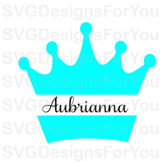 Download Princess Crown Svg Split Monogram Svg Crown Monogram Svg Etsy