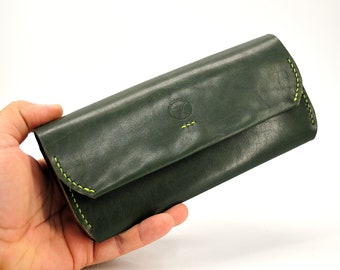 Handmade Leather Long Wallet