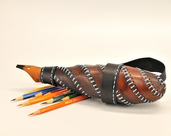 Handmade Stylish Leather Pencil Case