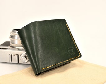 Leather Handstitched Bifold Wallet