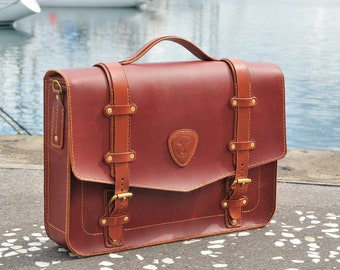 Handmade Leather Briefcase