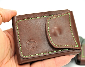 Compact Leather Bifold Wallet
