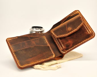 Handmade Leather Mens Wallet