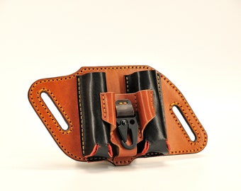 EDC Belt Pouch, Belt Bag, Belt Pouch, EDC Gear, Edc organizer, Gifts For Men, Leather Belt Pouch, Leatherman Sheath, Pocket Organizer