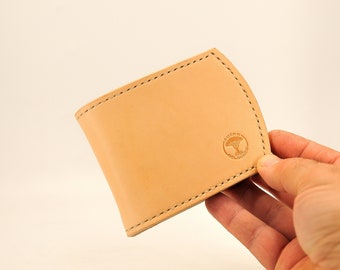 Handmade leather mens wallet / Handcrafted Wallet / Handmade Classic Bifold / Veg Tanned Leather Wallet / Fathers Day Gift
