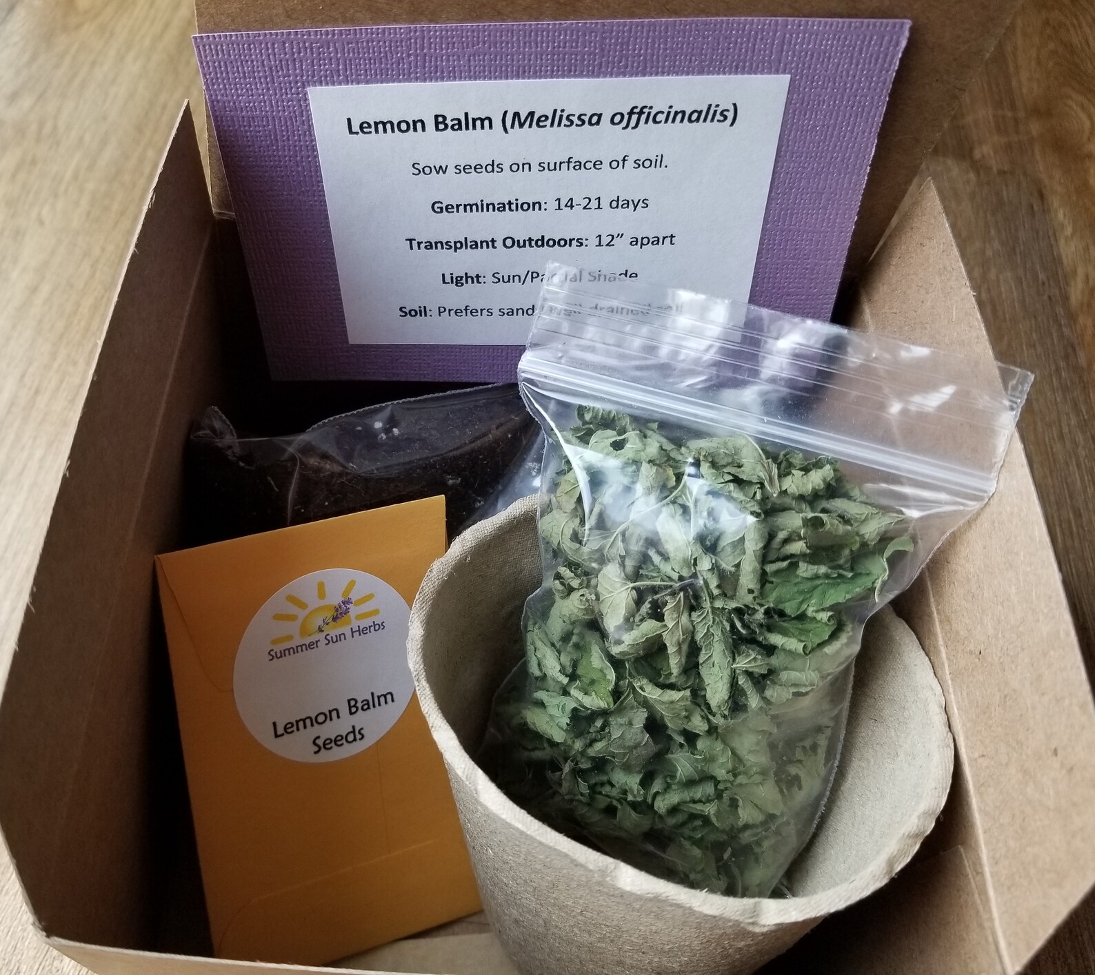 Kit de inicio de bálsamo de limón Semillas de bálsamo de | Etsy
