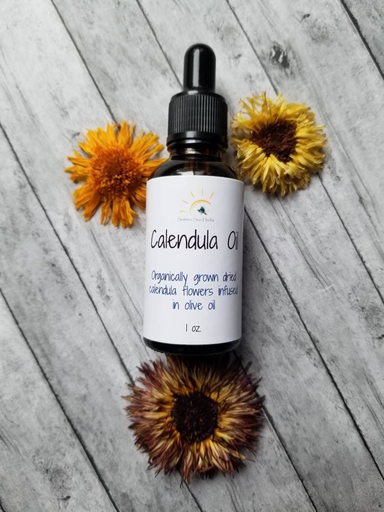 Organic Calendula Oil - Skin Oil - Dry Skin Oil - Wound Oil