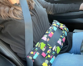 Seatbelt pillows - Cushions for post-surgery comfort - Breast Mastectomy, port, heart, kidney, c-section, hysterectomy, cancer - Animals