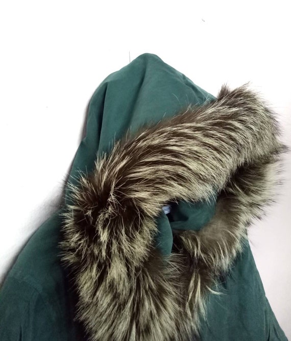 EMCHARIOT Long Jacket with Fur Hooded M size - image 3