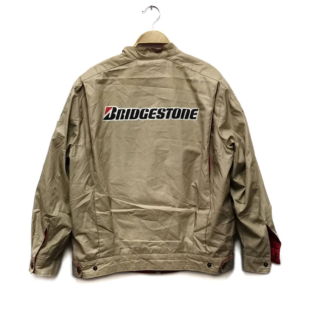 Vintage BRIDGESTONE Bomber Jacket Size L - Etsy Vintage BRIDGESTONE Bomber Jacket Size L - Etsy