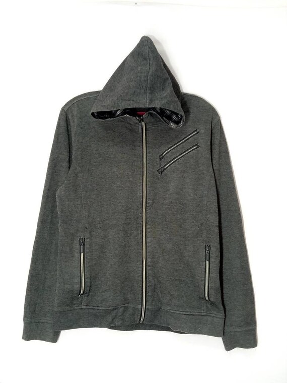 Vintage Mossimo Hoodie Jacket Sweater Zipped Up Etsy