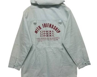 Vintage O'neill Sportswear with Friendship Parka Jacket with Hoodie