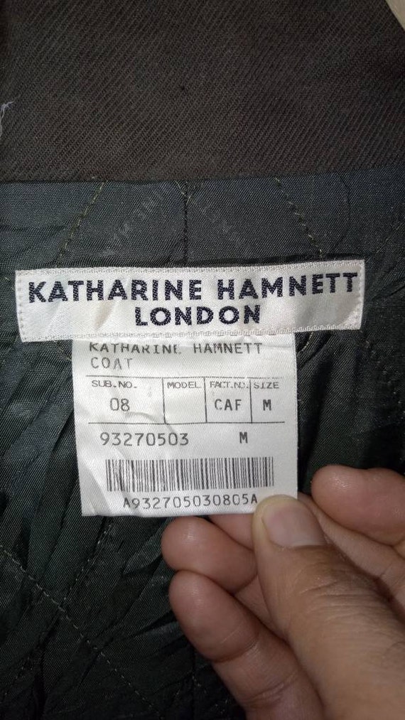 KATHARINE HAMNETT LONDON Trench Coat Jacket Size M - Etsy KATHARINE HAMNETT LONDON Trench Coat Jacket Size M - Etsy
