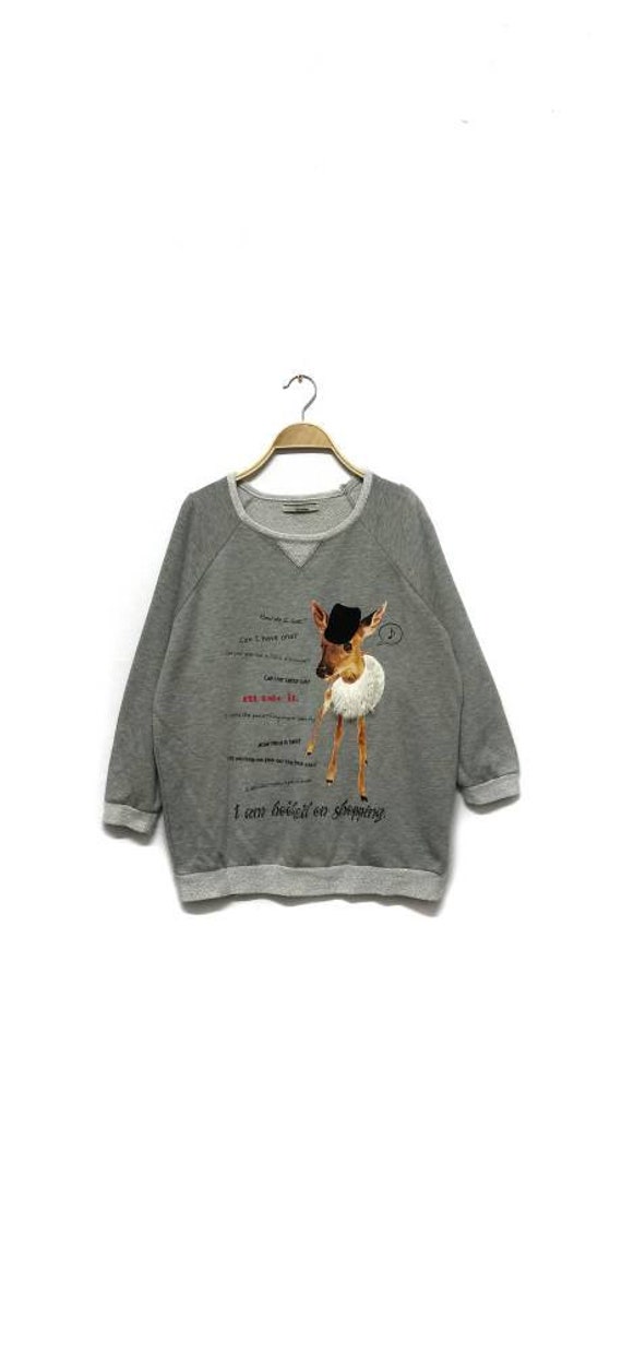 Vintage Olive des Olive Ladies Sweatshirt Crewneck