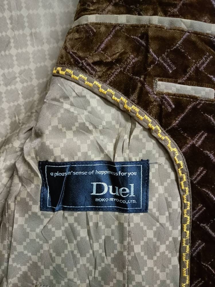 Vintage NIEDIECK BRILLIANT VELVET Blazer Jacket Single