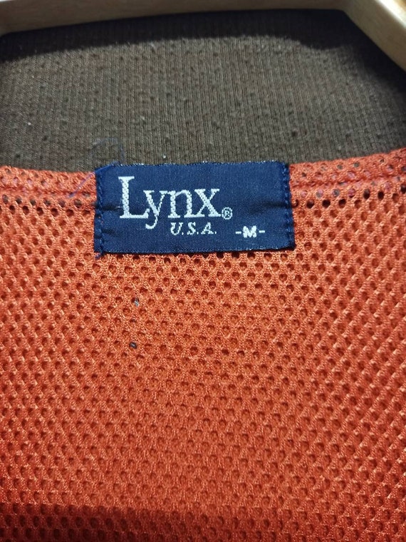 Vintage LYNX Sports USA Zipper Piping Vest Size M - image 5