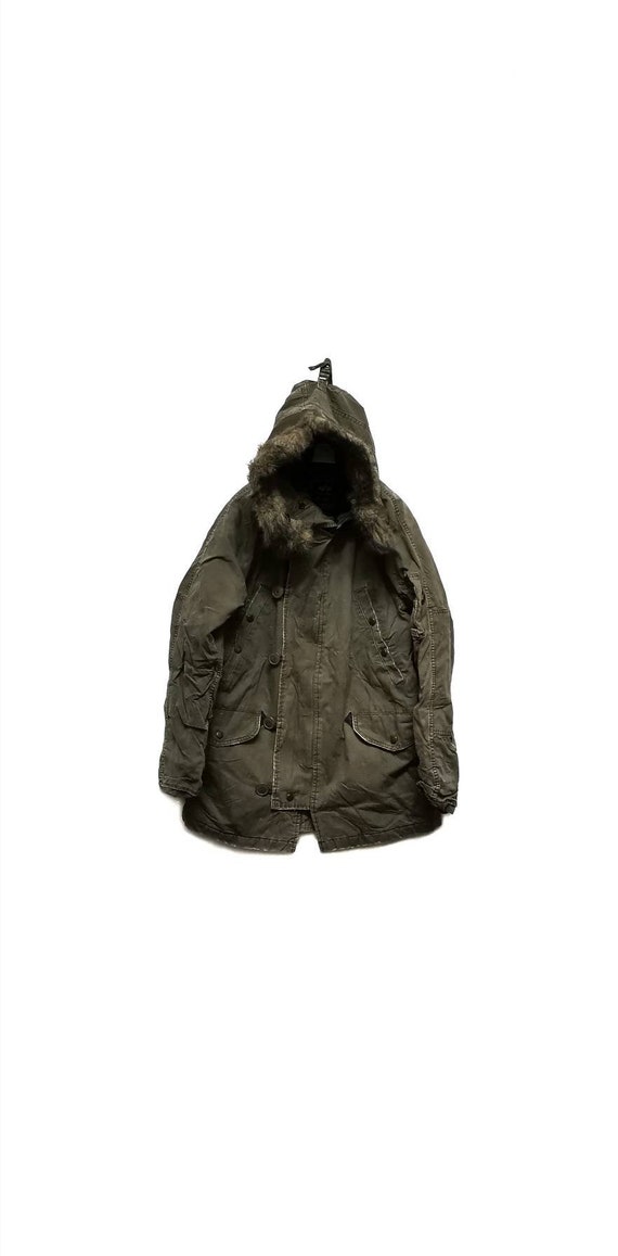 Vintage Alpha Industries Military Army Jacket/Alph