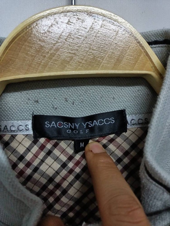 Vintage Sacsny Ysaccs Golf Sweatshirt Half Zipper… - image 2