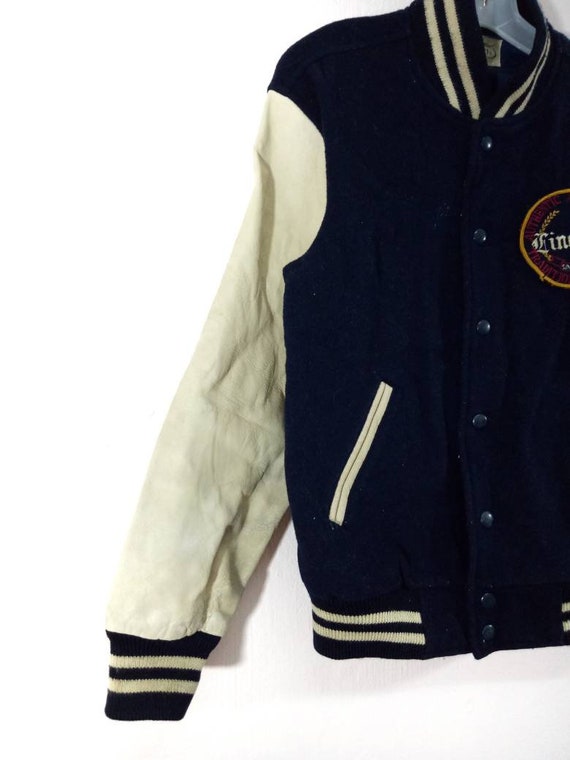 Vintage Lincoln Traditional Style Varsity Letterm… - image 4