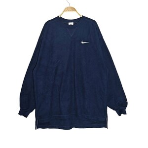 Vintage NIKE Small Logo Sweatshirt Fleece Crewneck Size M
