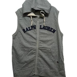 Polo Jeans co Ralph Lauren Spellout Felpa Gilet Con cerniera Felpa con cappuccio Taglia L