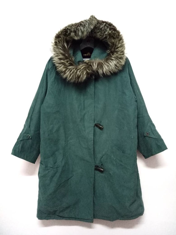 EMCHARIOT Long Jacket with Fur Hooded M size - image 1