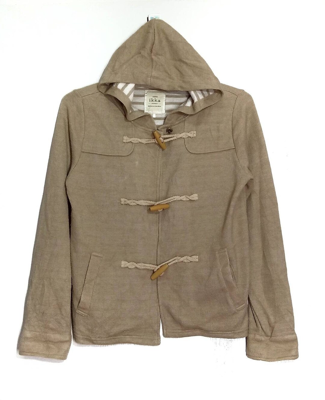ジャケット・アウター HYKE duffle jacket size1 color beige HYKE - 値下げHYKE DOUBLE FACE DUFFLE JACKET サイズ1の通販 by