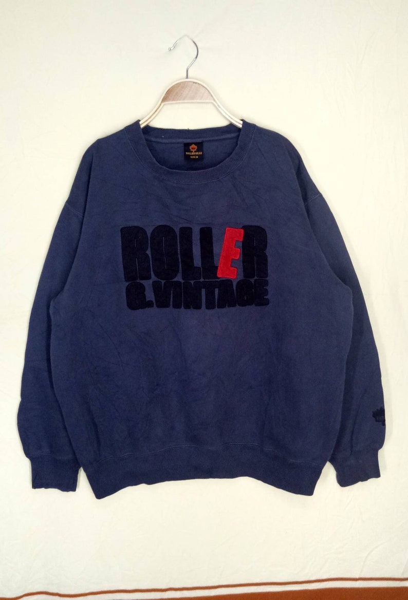 Vintage 90s Roller Gear Big Spellout 90s Logo Sweatshirt - Etsy