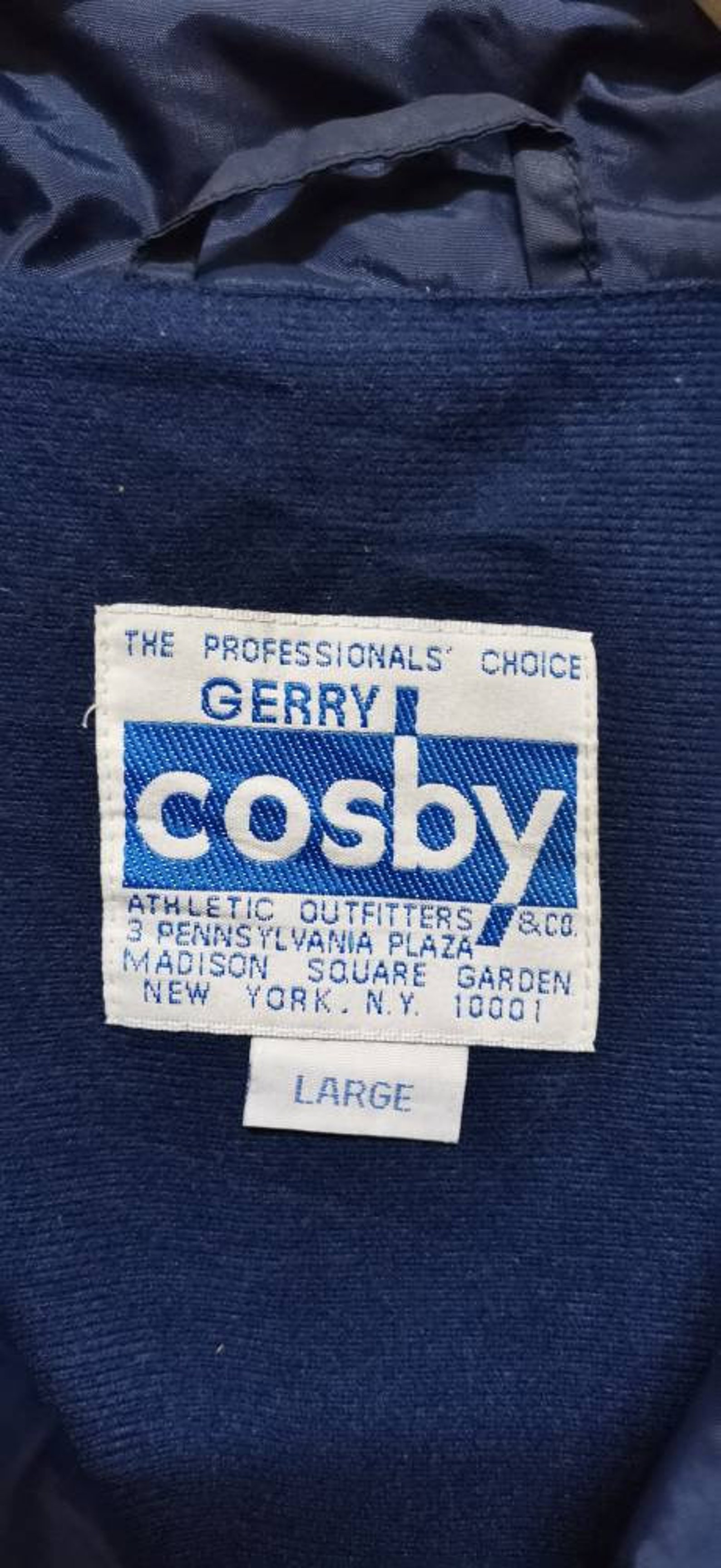 Vintage Gerry Cosby New York Coach Jacket Windbreaker Jacket Zipped up Size Large Etsy