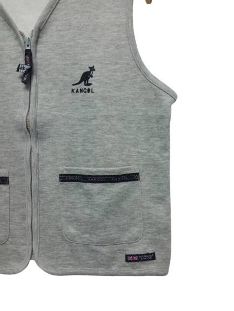 Vintage Kangol Junior Vest Small Logo Size 150