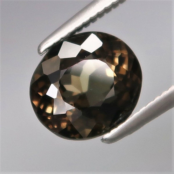 Awesome natural smoky Tourmaline gemstone, from Mozambique, none treatment, oval, 2.34 ct.