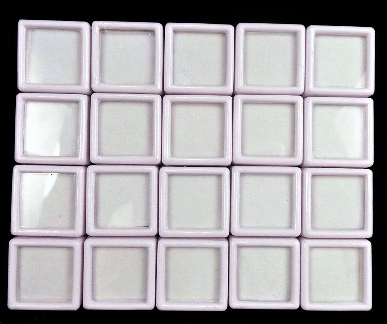 from Songea Tanzania Imperial red Sapphire gemstones Square cut 65 pcs 3.66ct.