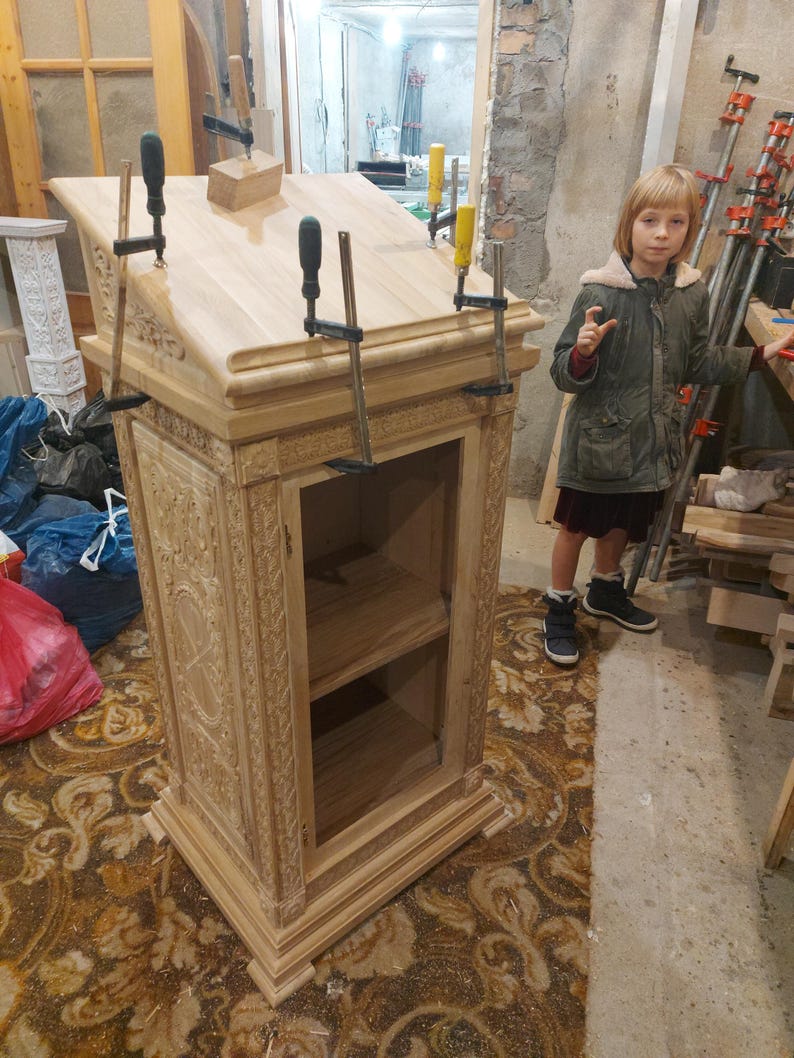 Orthodox Wood Carving Lectern, Tetrapod. Analogion - Etsy