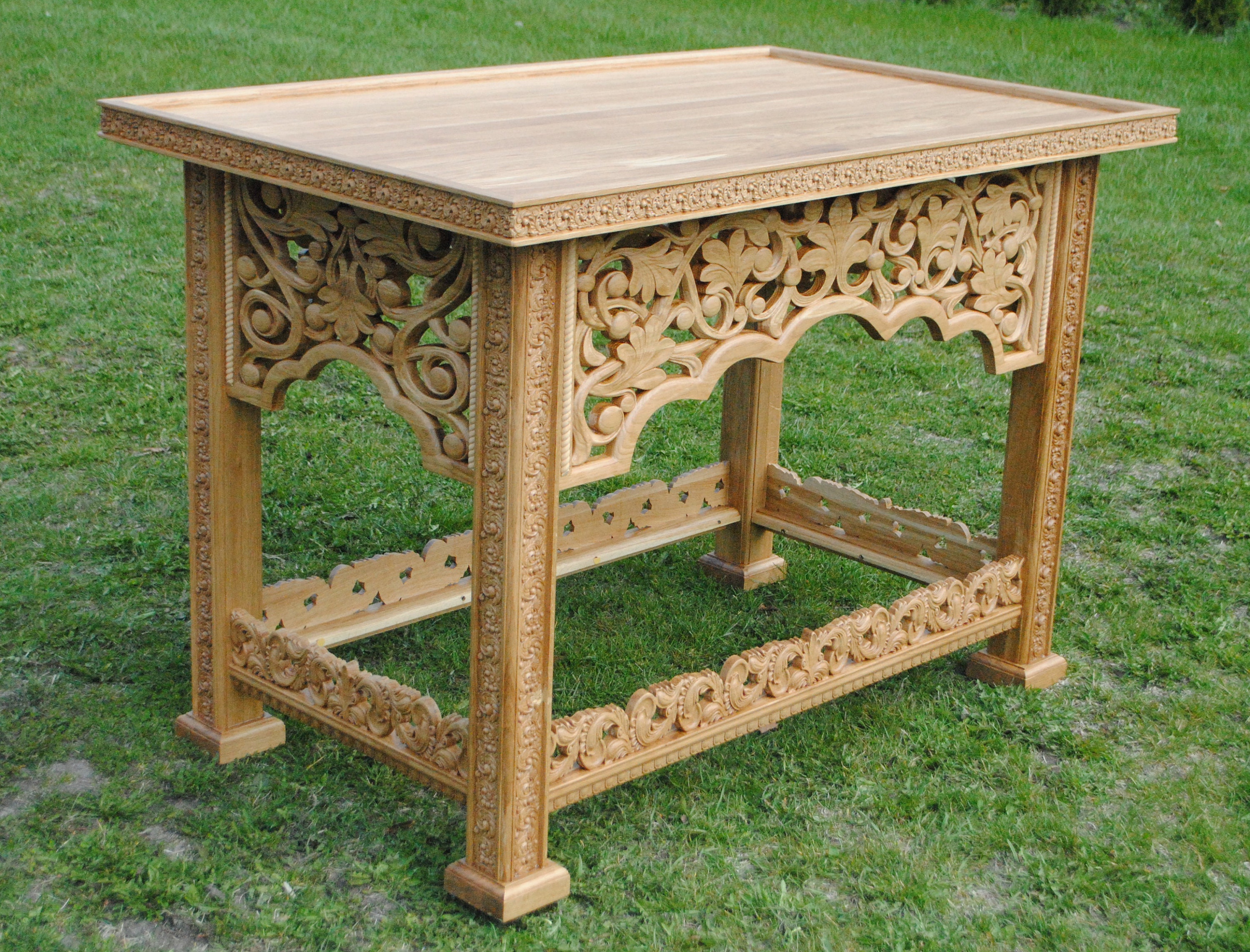 Wood Table Ritual Wood Carved Ceremonial Table for the Shroud of Christ. Orthodox - Etsy