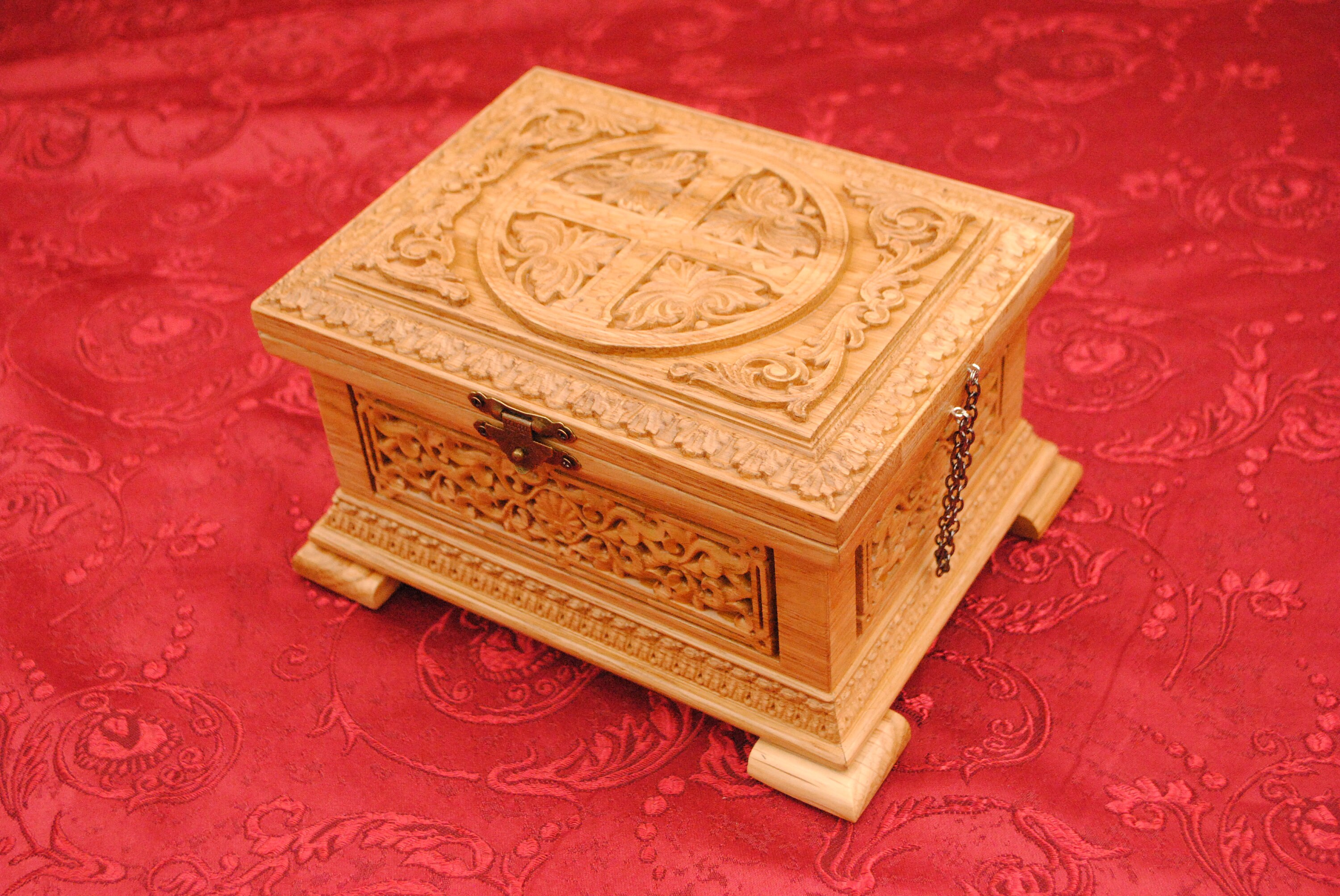 Small Carved Box Wood Carving custom Lettering 4in / 6in / 7.9in Etsy