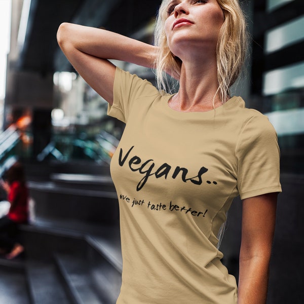 Vegans we just taste better shirt | Vegan Tshirt | Funny Vegan Tee | Vegan Gifts | Vegan funny shirts | Vegan Tee shirt | Vegan Shirt women