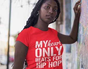 My Heart Beats for Hip Hop Tee | Vintage Music Lover Shirt