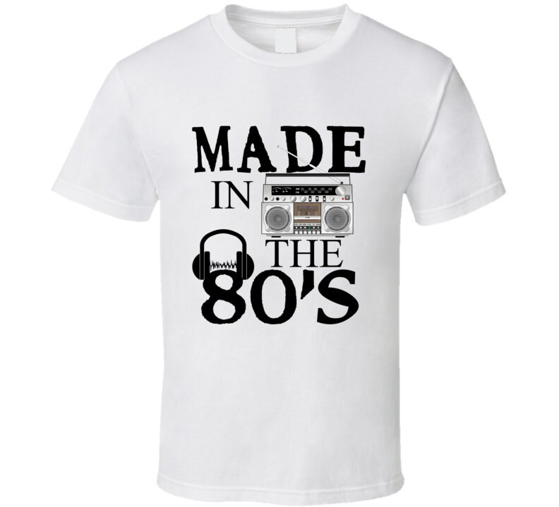 Made in the 80s Tshirt I Love the 80s Tshirt 80s Top I - Etsy
