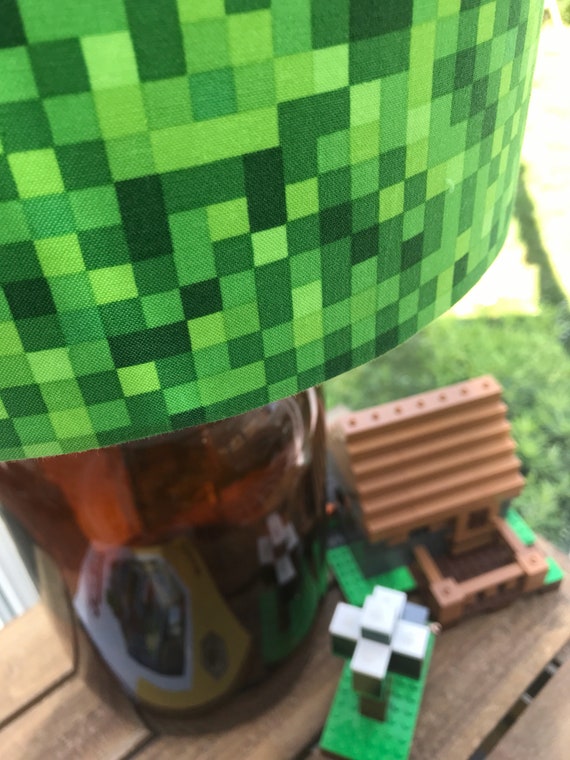 Kids Bedroom Lampshade Minecraft Inspired